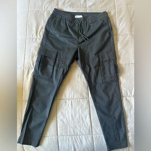 Black Zara Joggers with Cargo Pockets